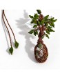 Collar Árbol de la Vida artesanal tejido en macramé