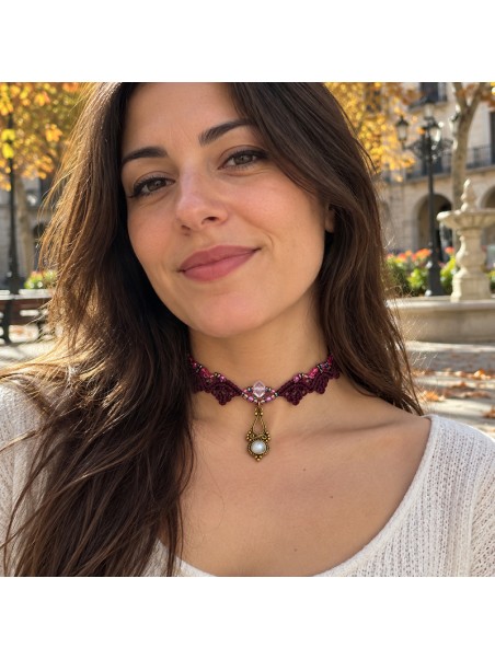 Gargantilla artesanal Diseño original y delicado Atemporal Joyería artesanal Diseño único Estilo Boho Regalo perfecto