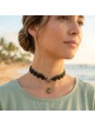 Joyería tejida Gargantilla artesanal  Estilo Boho Diseño único y Atemporal Regalo perfecto